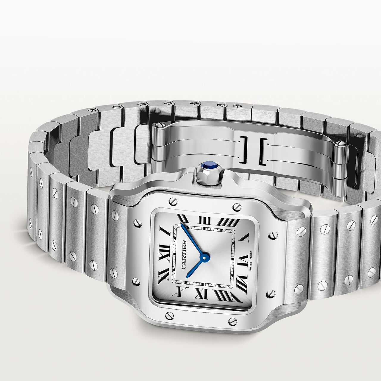 Cartier Santos de Cartier Small Quartz 27 mm Stainless Steel WSSA0082 image number 3